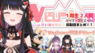 【新人Vtuber】ぶいありうむぅ！ ルイズ・プリエール　初配信まとめ　＃ぶいありうむぅ　＃Varium