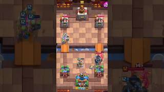 A tough X-bow game #clashroyale #gameplay