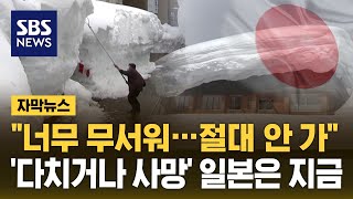 너무 무서워…절대 안 가…'다치거나 사망' 일본은 지금 (자막뉴스) / SBS