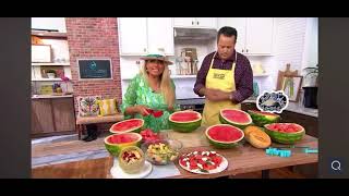 QVC Susie Hassan K85479Prepology Set of 2 Stainless Steel Watermelon Slicers