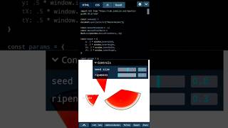 Watermelon with code⌨️ #html #css #coding #codepen #javascript #vuejs