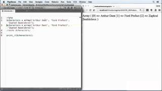 Storing multiple values in an indexed array