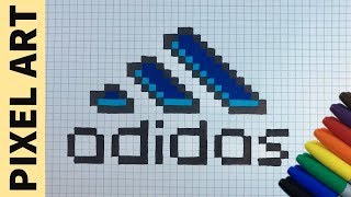 Tuto Comment Dessiner Le Logo Adidas Multicolore En Pixel Art