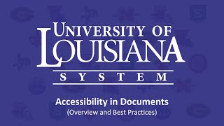 Accessibility Essentials Webinar Series: Accessibility in Documents