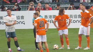 賀歲盃 7:3 goal 世界明星vs香港明星 football HONGKONG world star cup David Villa MVP Totti Rivaldo live part2