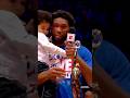 Joel Embiid Cries While Accepting MVP Award 👀!#shorts #nba