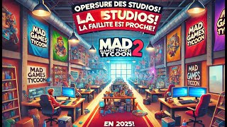 A peine commencer déjà la faillite! Mad Games Tycoon 2! (2025)