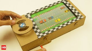 How To Make Car Racing Desktop Game from Cardboard
