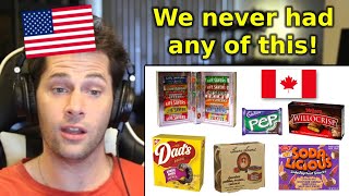 American Reacts to Canadian Snacks (That Don't Exist Anymore)