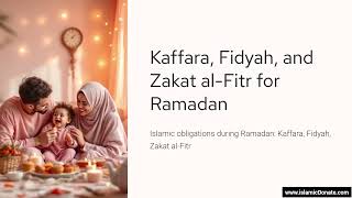 Calculate Kaffara, Fidyah, and Zakat al-Fitr for Ramadan 2025