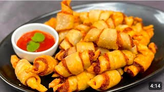 বিকেলের নাস্তায় মুচমুচে আলুর সমুচা। Trending crunchy potato snacks recipe 🔥🔥