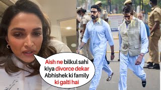 Deepika Padukone Supported Aishwarya for Leaving Bachchan Family & filling Divorce Case