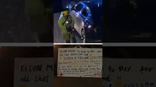 Man smashes e-car to protest Musk - mistakes Volvo for Tesla