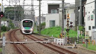 西武池袋線30000系急行 西所沢駅到着 Seibu Ikebukuro Line 30000 series EMU