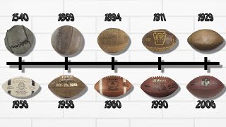 The Evolution of the NFL Football Ball! (American Football Ball Over the Years)