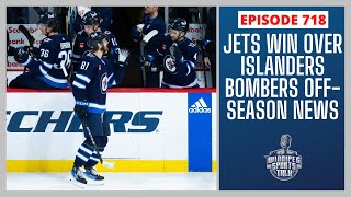 Winnipeg Jets defeat New York Islanders 4-2, have two days off, Blue Bombers sign Stanley Bryant