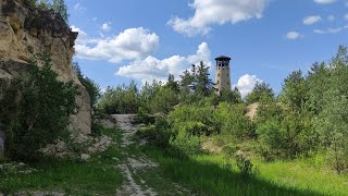 Beautiful Roztocze - Józefów, Babia Dolina quarry and observation tower in Józefów- Beauty of Poland