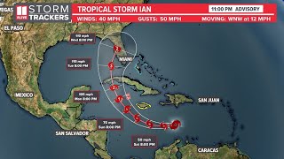 Tropics Update | Tropical storm Ian forms
