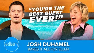 josh Duhamel Bares It All for Ellen | ellen show | the ellen show | ellen degeneres #ellendegeneres