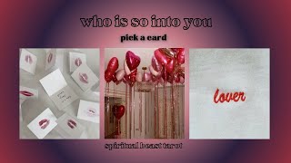 who is so into you 💋 | pick a card ft. @tarotwittay