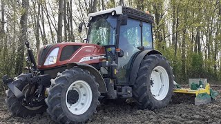 NEW HOLLAND T4.110F FIAT CENTENARIO + ERPICE ROTANTE DISSODATORE MORENI 2,5 METRI