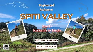 Narkanda to Sangla: Apple Garden Stay, Kinnaur Valley & Snow | Spiti Day 2 | Saini Sanky Journeys