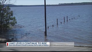 Lake Sam Rayburn levels