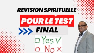 Révision Spirituelle pour le Test Final | Sabbat 26 Novembre 2022 | VISION D'Espoir TV