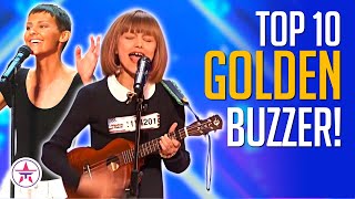 Top 10 GOLDEN BUZZER Singers EVER! Who's Your Favorite?