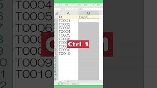 エクセル(Excel) パスワードを他の文字で隠す方法 #shorts