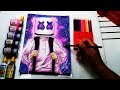 SPEED DRAWING MARSHMELLO - Desenhando Marshmello