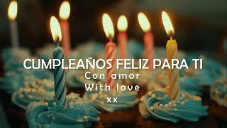 Happy Birthday Song in Spanish-English translation lyrics| Learn Spanish | Feliz cumpleaños