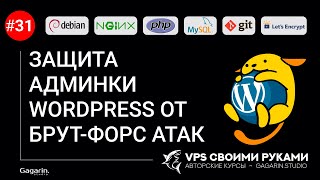 Защита админки WordPress от брут-форс атак вместе с fail2ban