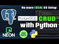 PostgreSQL CRUD App with Python & Neon | Build a Clean Backend (No Local DB!)