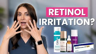 Get Rid of Retinol Irritation - The Retinol Sandwich Technique 🙌🏼 | Dermatologist Tretinoin Tips