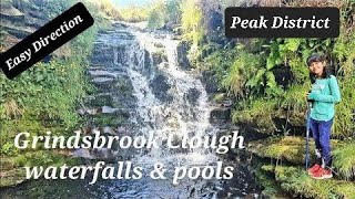 Grindsbrook Clough waterfalls \u0026 pools, Peak District Derbyshire #waterfall #trail #uk #nature #Edale