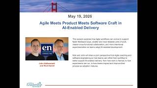 John Halberstadt, Nick Daniel : Agile Meets Product Meets Software Craft in AI-Enabled Delivery