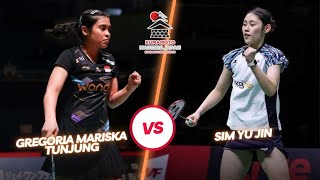 Beautiful Match‼️‼️Gregoria Mariska Tunjung vs Sim Yu-Jin‼️‼️Kumamoto Masters Japan 2024