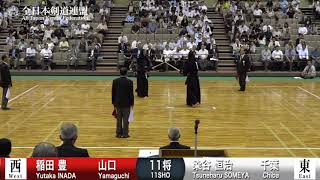 Y.INADA -eK T.SOMEYA - 64th All Japan TOZAI-TAIKO KENDO TAIKAI - MEN 25