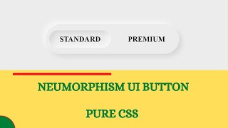 Neumorphism UI Button || Neumorphism design || Pure CSS || Tech Leads