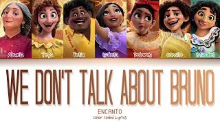 "WE DON'T TALK ABOUT BRUNO" from:ENCANTO Color Coded Lyrics