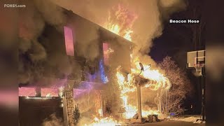 House engulfed in flames in Beacon Falls