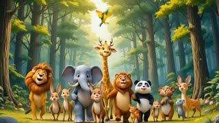 The Animal in the jungle (Kids song \\ Nursery Rhyme)