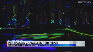 Abilene ISD cancels morning pep rallies, Crosstown Showdown spirit still alive