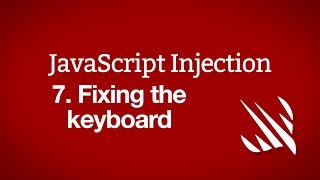 Fixing the keyboard: NotificationCenter – JavaScript Injection, part 7