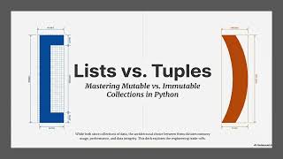Python Lists vs Tuples Explained | When to Use Each (Beginner Guide)