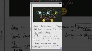 Viterbi Algorithm solved example - Hidden Markov Model