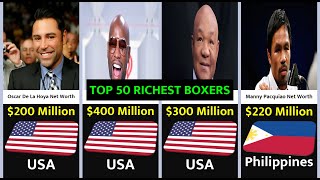 Top 50 Richest Boxers 2023