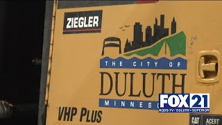 Duluth snowplows hit the roads for first major snowfall