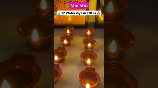 Meesho water sensor diyas 🪔 #shorts #meesho